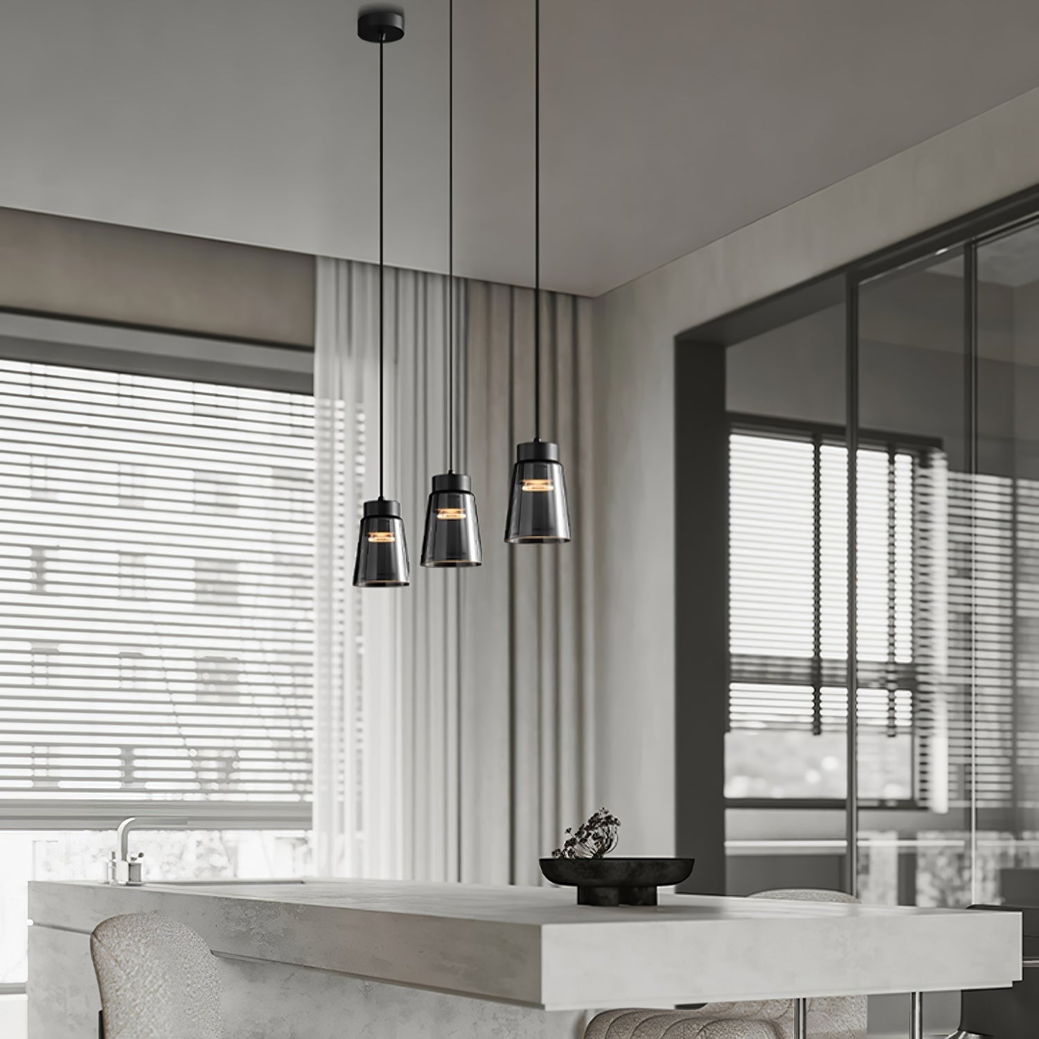 Nild Aluminum Classic Pendant Light-Neutral Decor