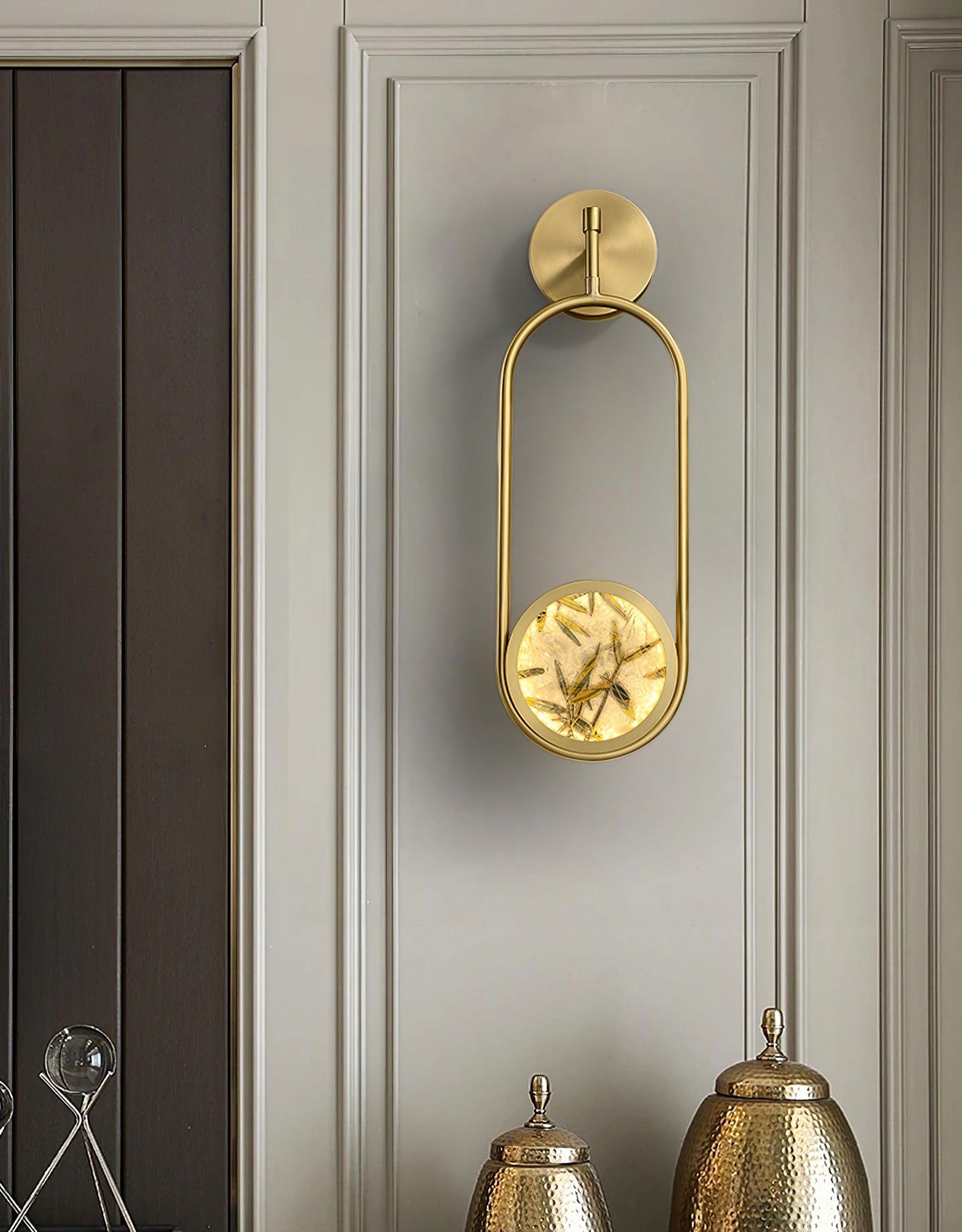 Liora Luxe Brass Wall Light-Neutral Decor