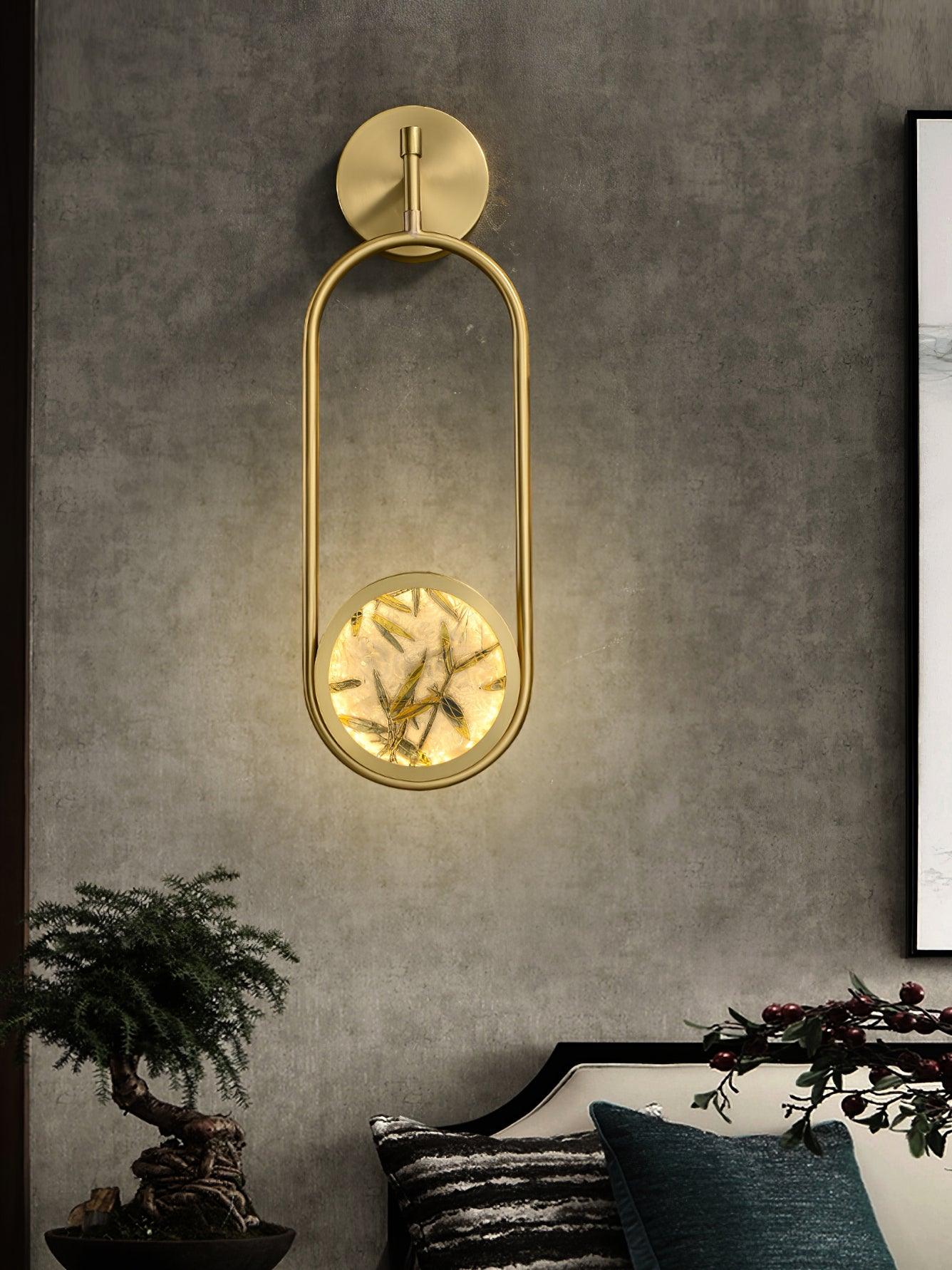 Liora Luxe Brass Wall Light-Neutral Decor