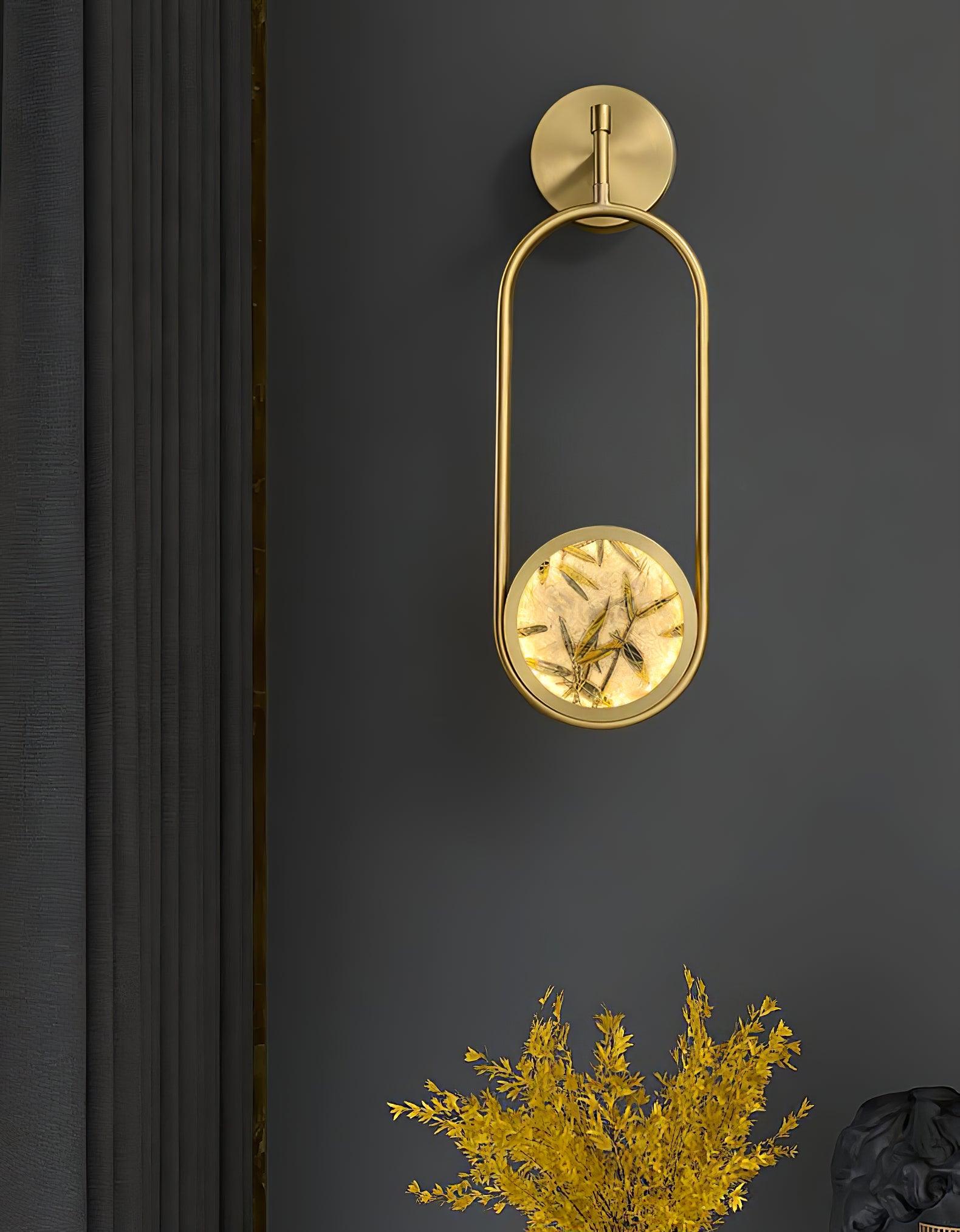 Liora Luxe Brass Wall Light-Neutral Decor