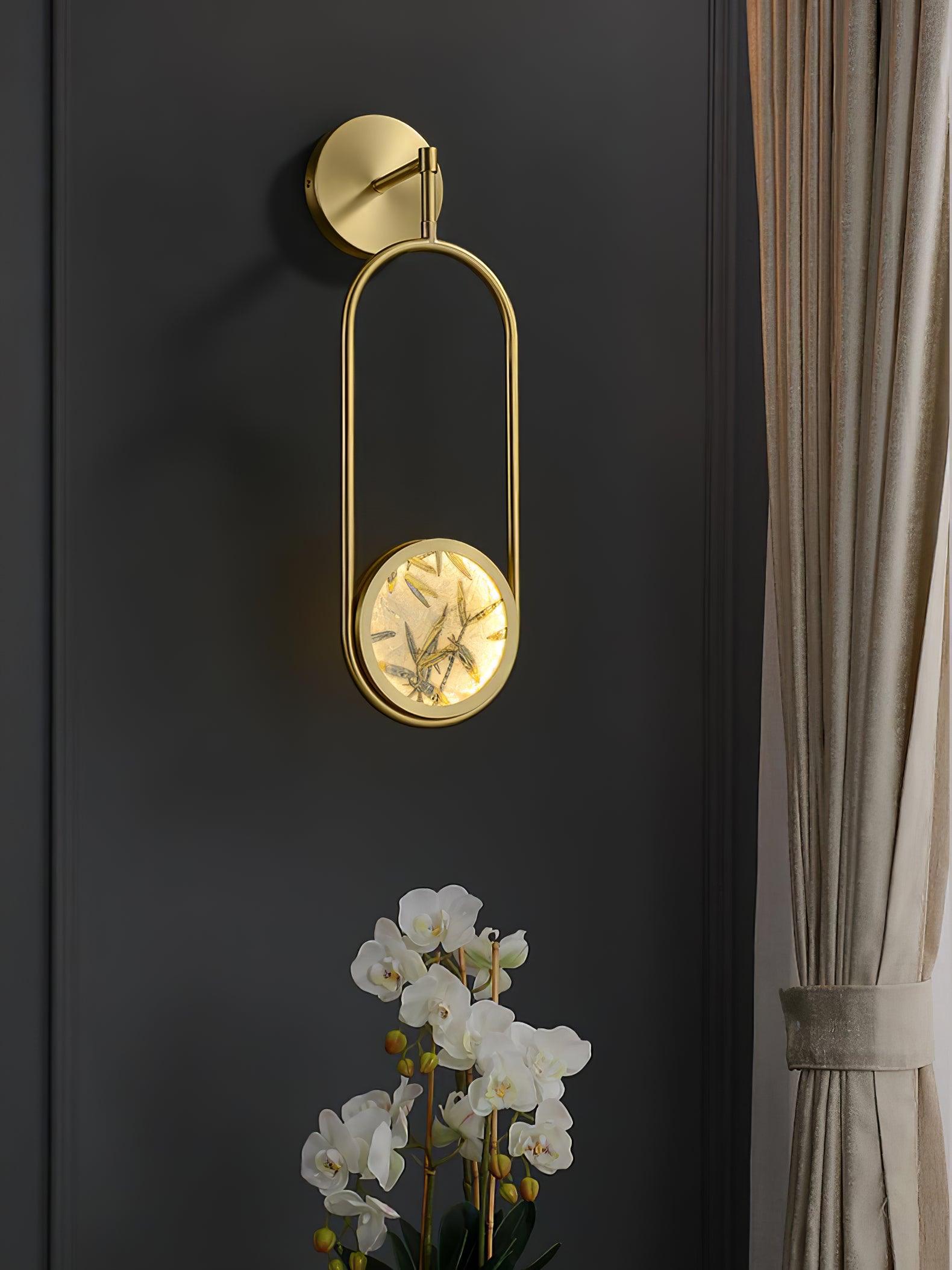 Liora Luxe Brass Wall Light-Neutral Decor