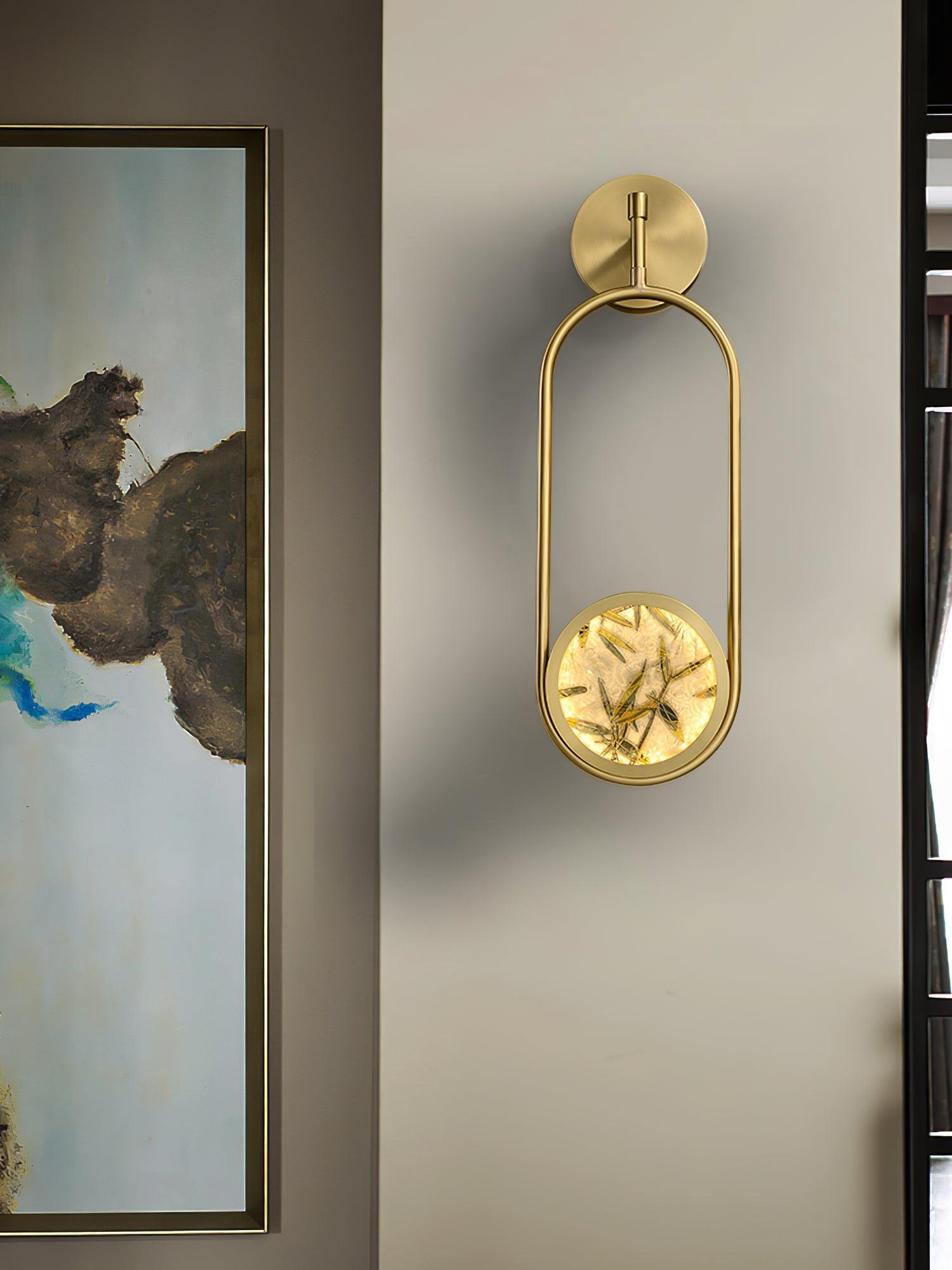 Liora Luxe Brass Wall Light-Neutral Decor