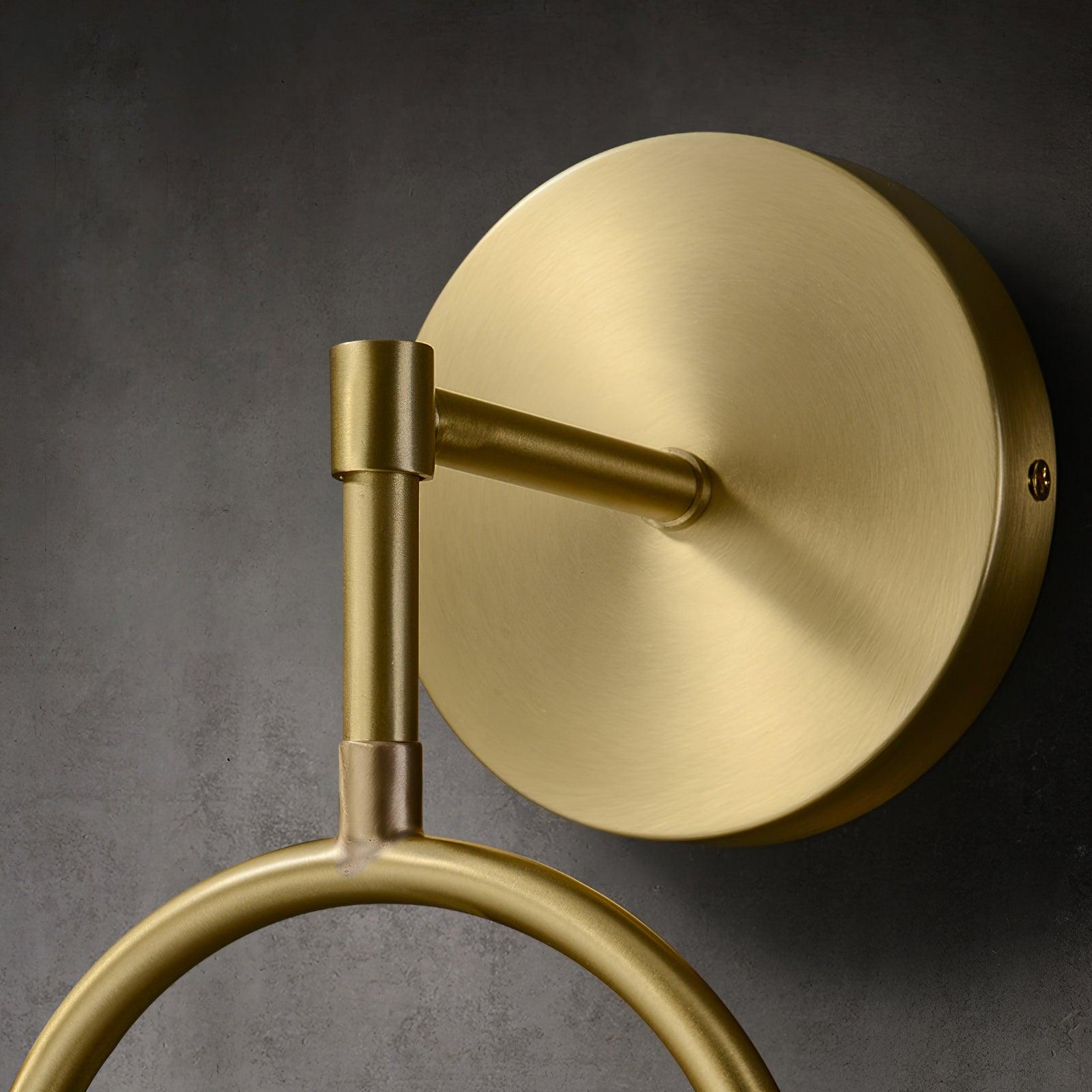 Liora Luxe Brass Wall Light-Neutral Decor