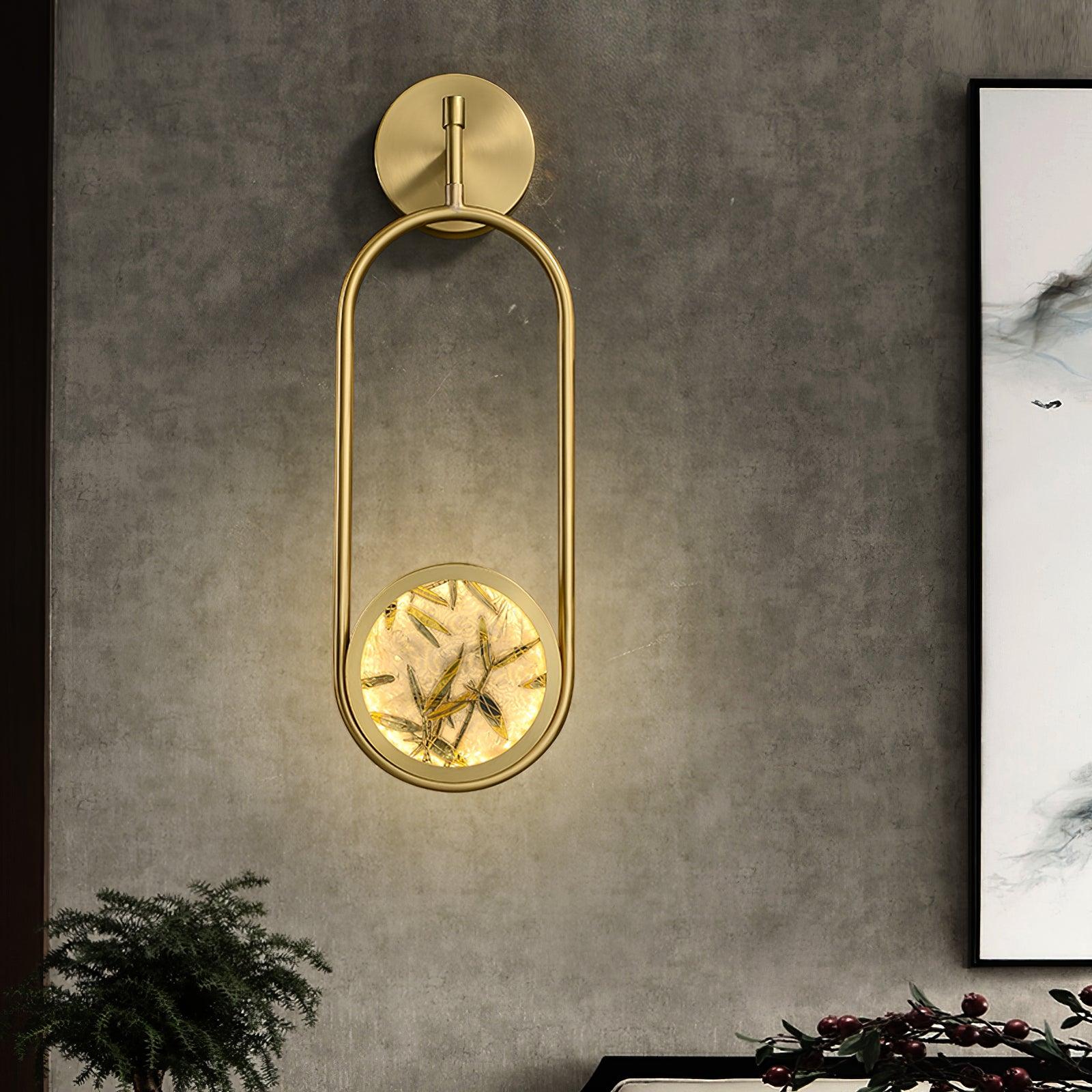 Liora Luxe Brass Wall Light-Neutral Decor