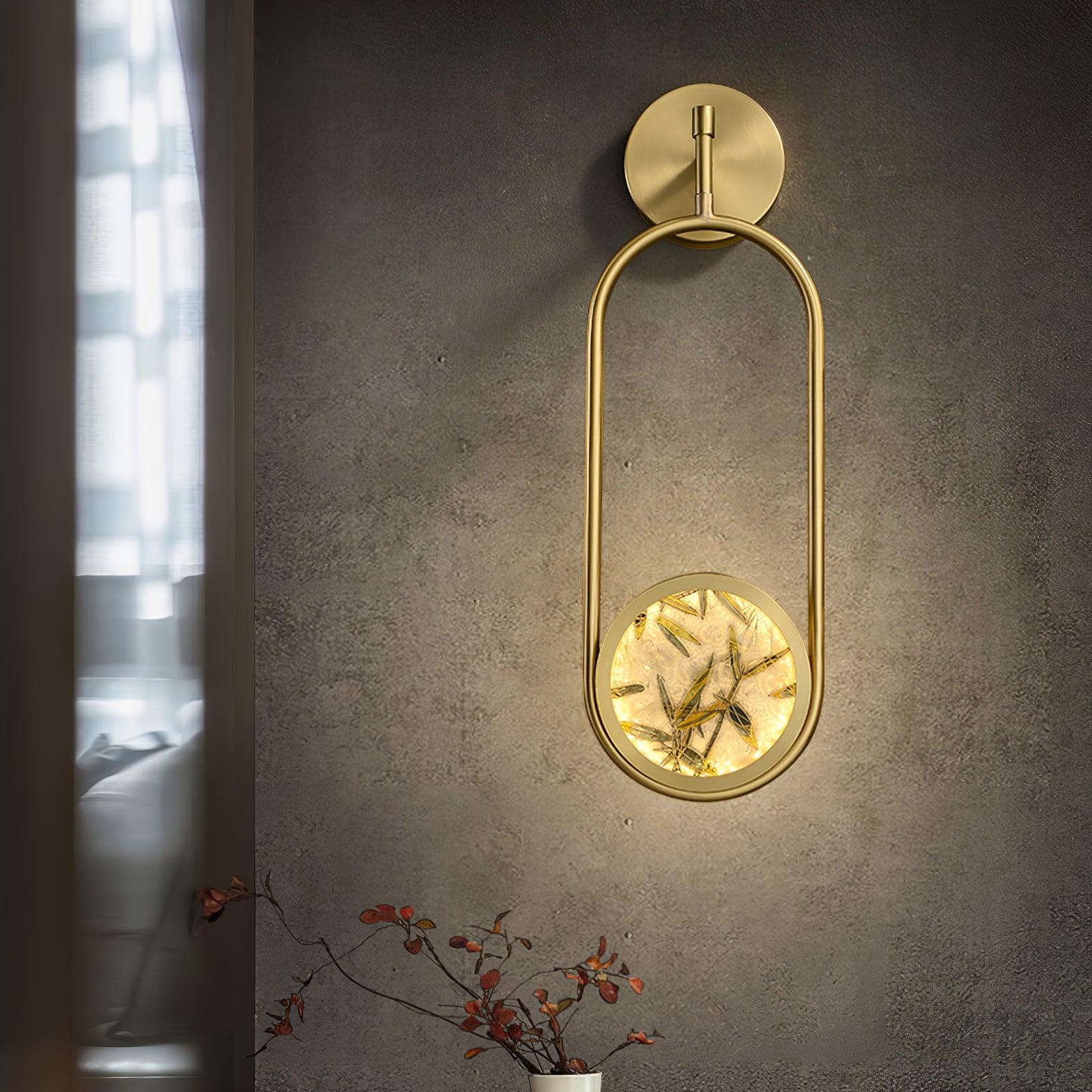 Liora Luxe Brass Wall Light-Neutral Decor