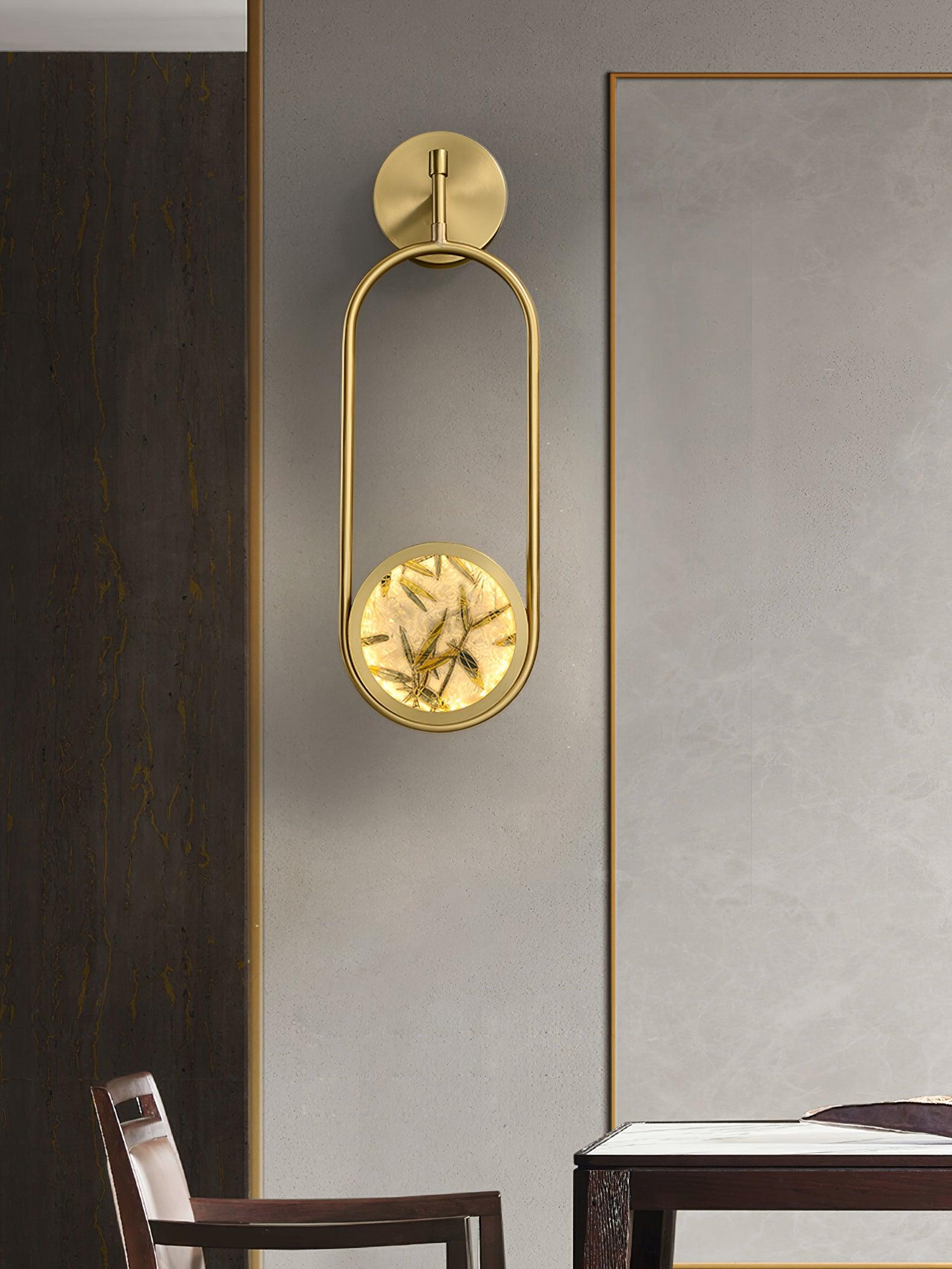 Liora Luxe Brass Wall Light-Neutral Decor