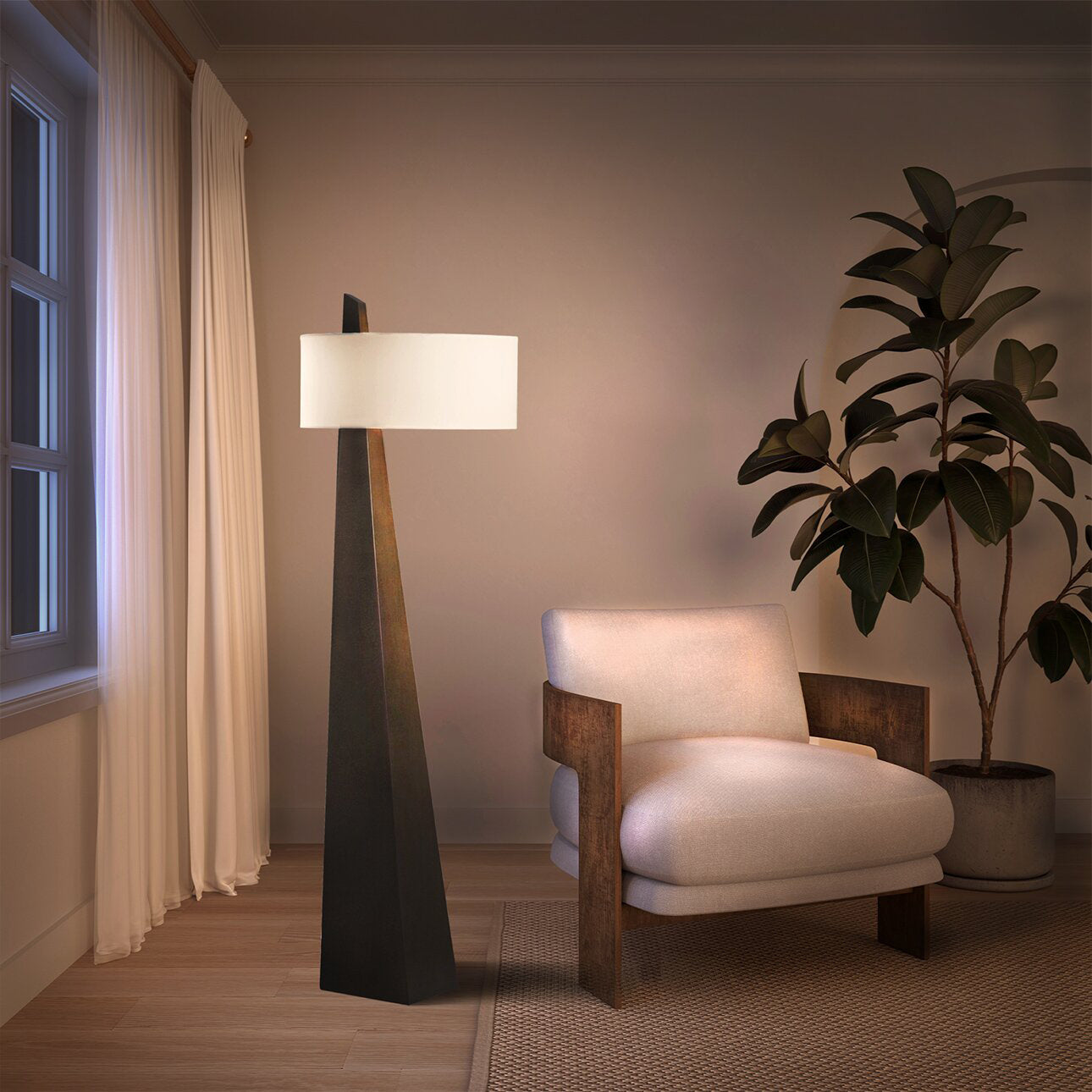 Thalia Obelisk Floor Lamp