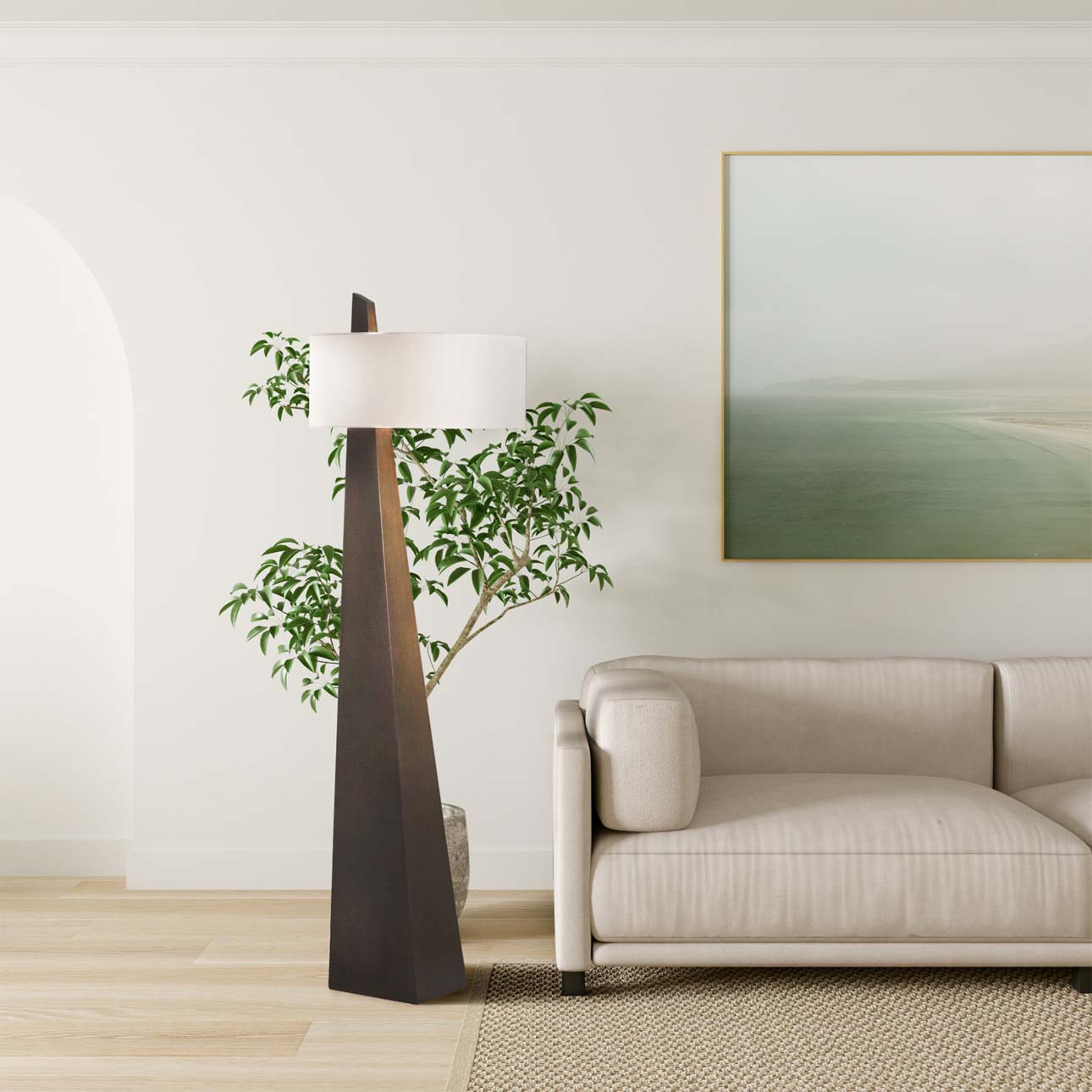 Thalia Obelisk Floor Lamp