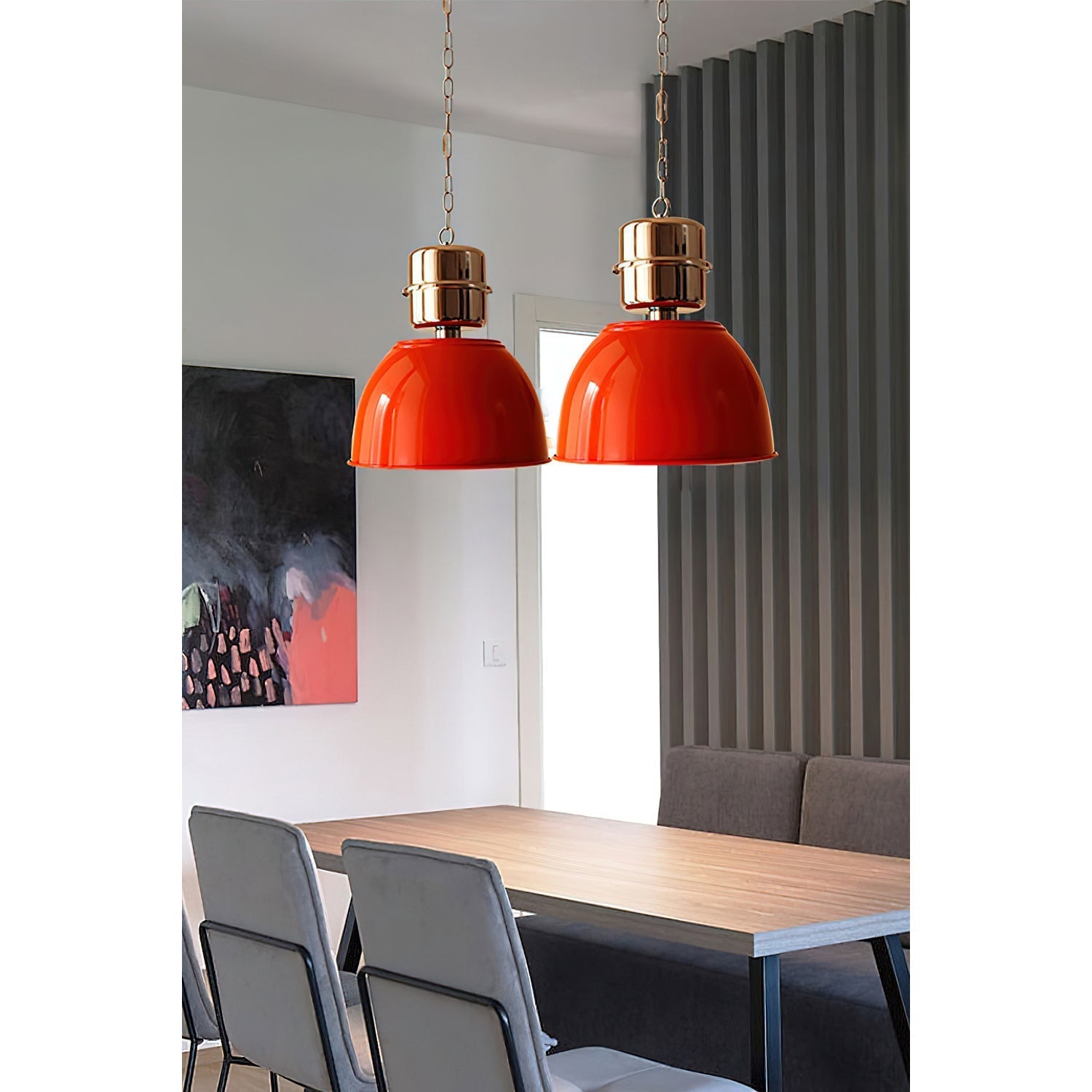 Evlaeia Orange Pendant Lamp