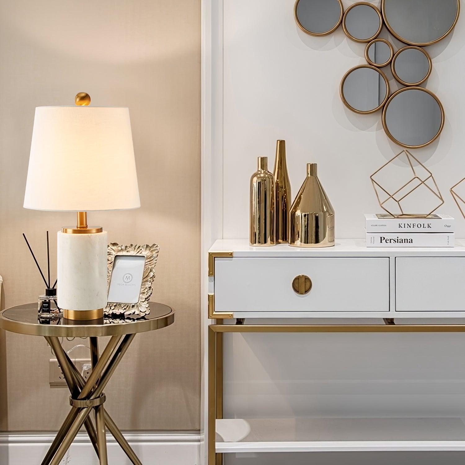 Sarah Modern Table Lamp-Neutral Decor