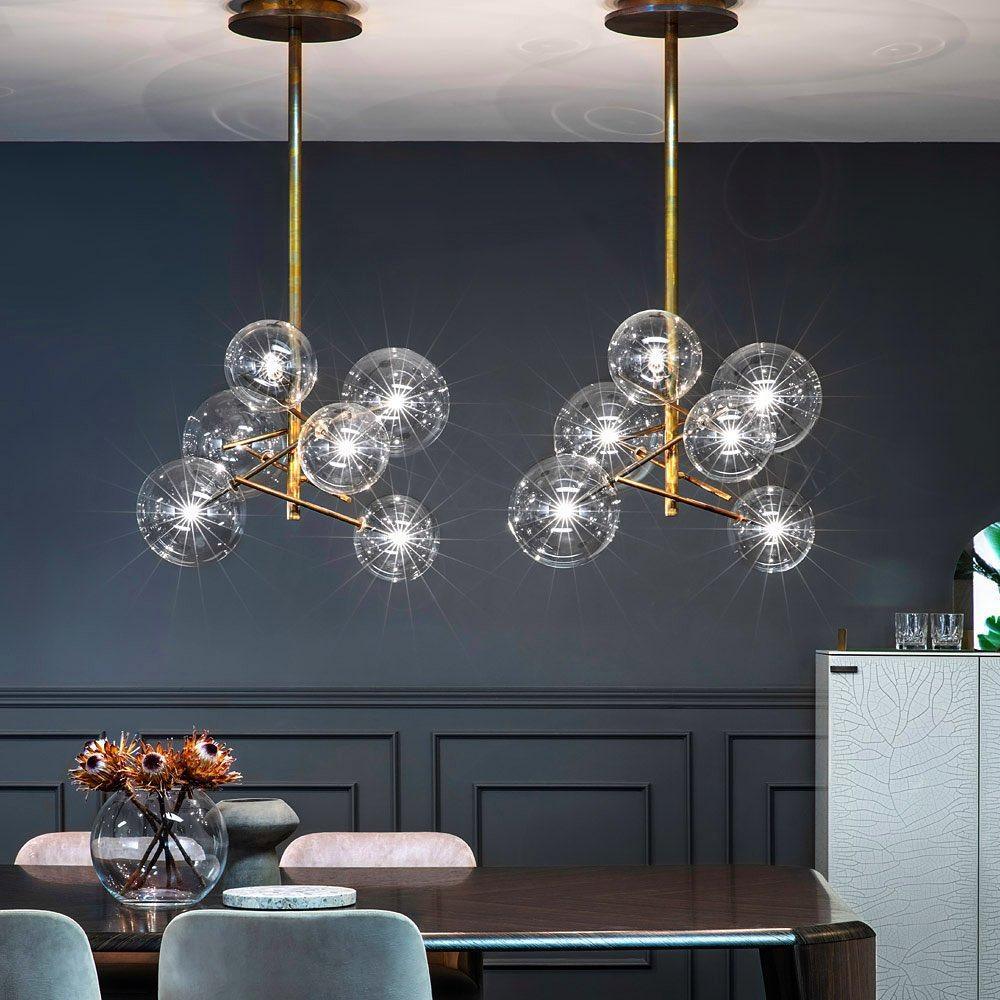Aveno Chandelier LED Clear Crystal-Neutral Decor