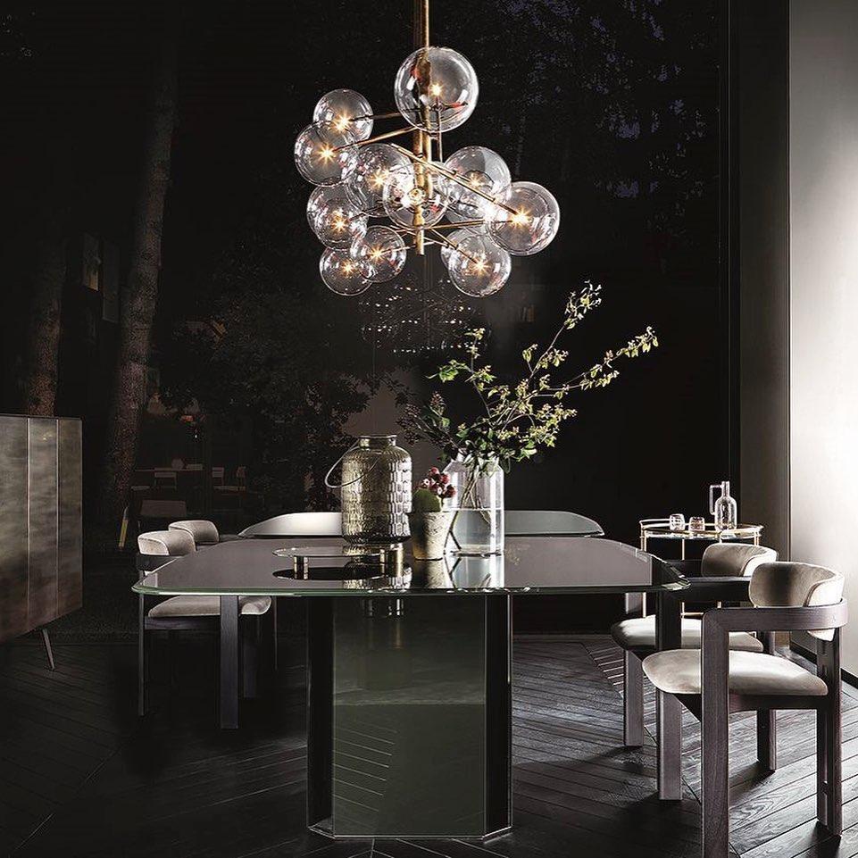 Aveno Chandelier LED Clear Crystal-Neutral Decor