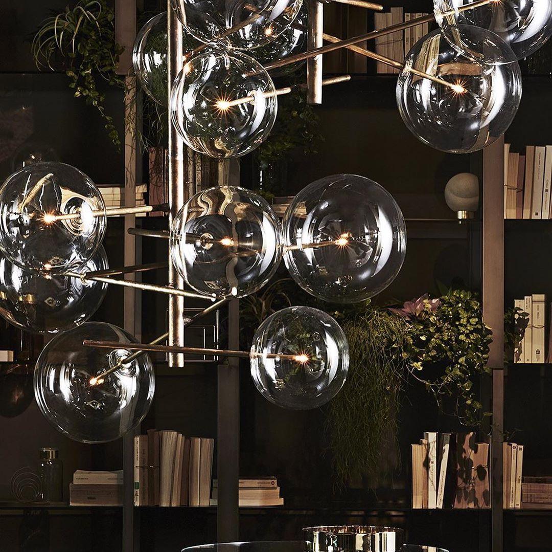 Aveno Chandelier LED Clear Crystal-Neutral Decor