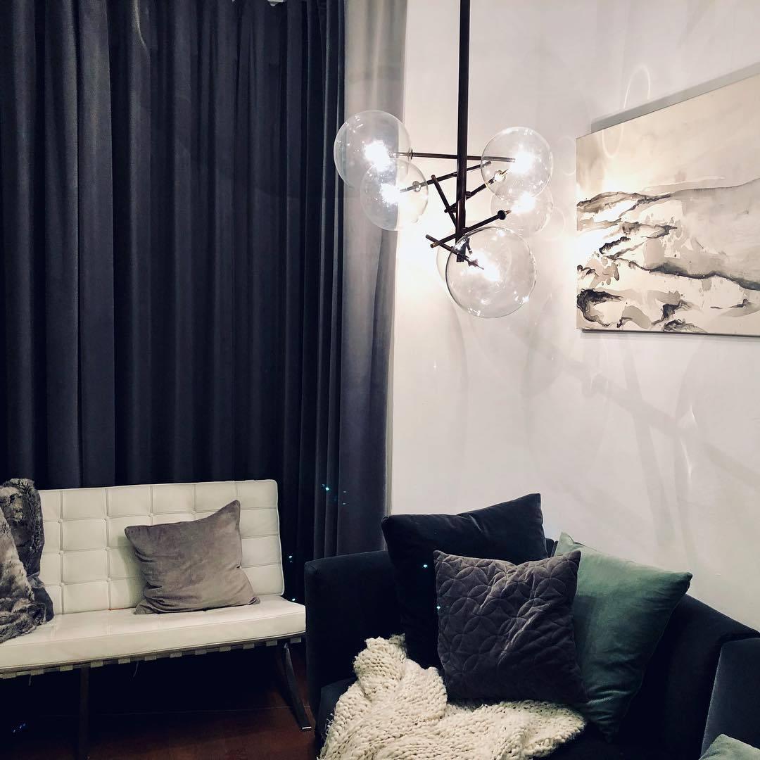 Aveno Chandelier LED Clear Crystal-Neutral Decor