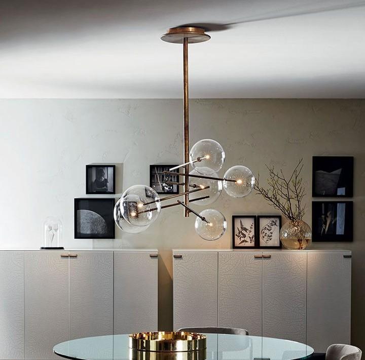 Aveno Chandelier LED Clear Crystal-Neutral Decor