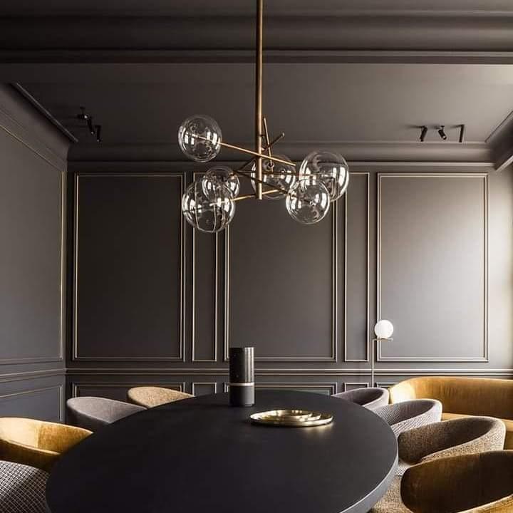 Aveno Chandelier LED Clear Crystal-Neutral Decor
