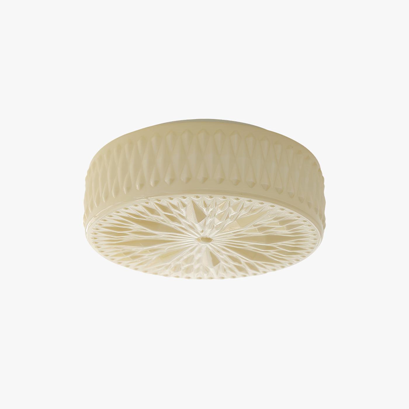 Solara Ceiling Lamp Glass Shade and Acrylic Modern Mooncake-Neutral Decor
