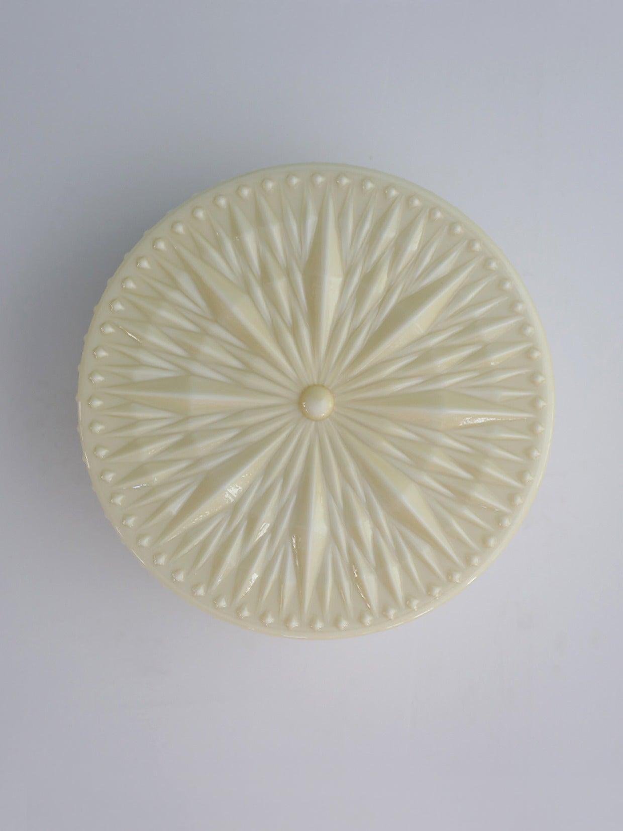 Solara Ceiling Lamp Glass Shade and Acrylic Modern Mooncake-Neutral Decor