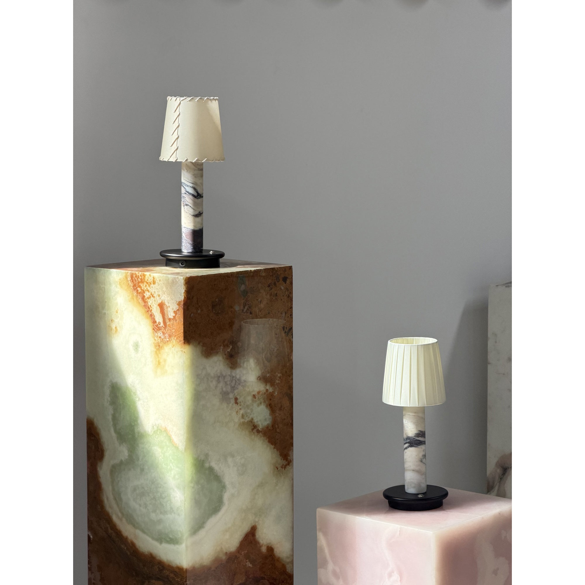 Lifestyle image of the Jorgen Table Lamp on a nightstand.