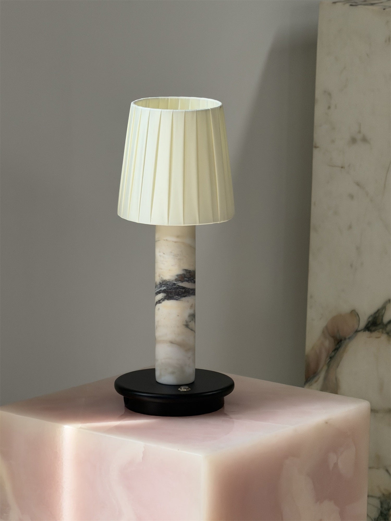 Dimensions of the Jorgen Table Lamp: D 13cm x H 34cm.