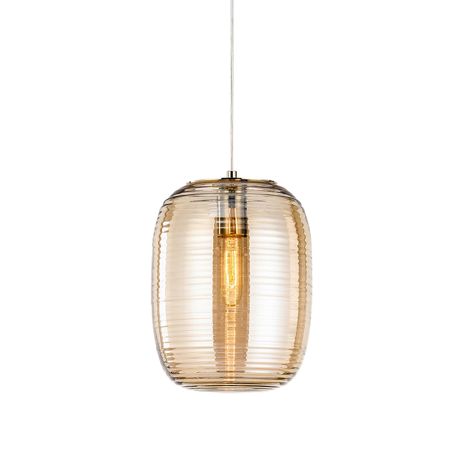 Zetheor Glass Pendant Light-Neutral Decor