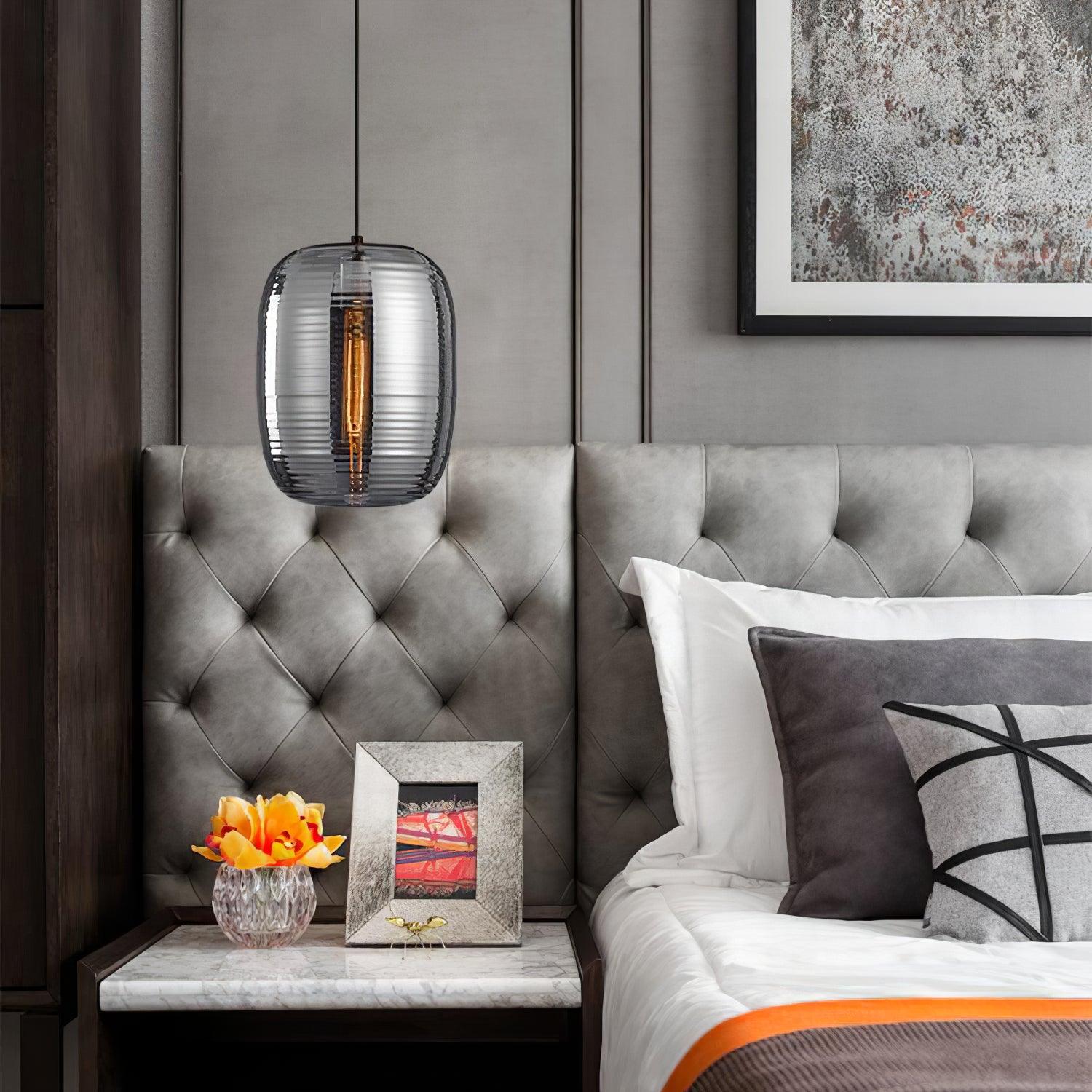Zetheor Glass Pendant Light-Neutral Decor