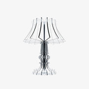 Elmariel Sculptural Acrylic Table Lamp-Neutral Decor