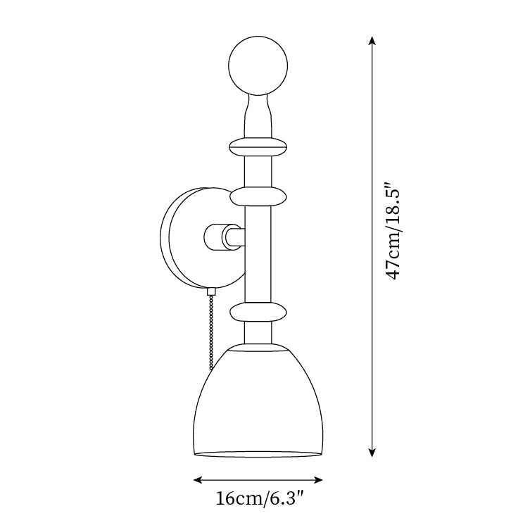 Pivelo Wooden Wall Lamp