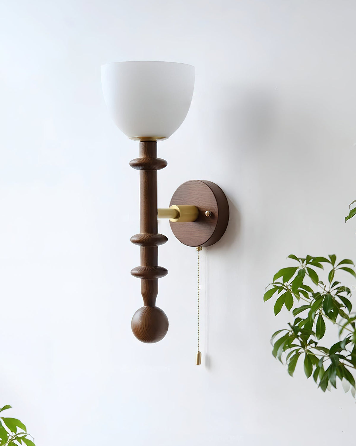 Aldorelia Wall Lamp Wooden Modern