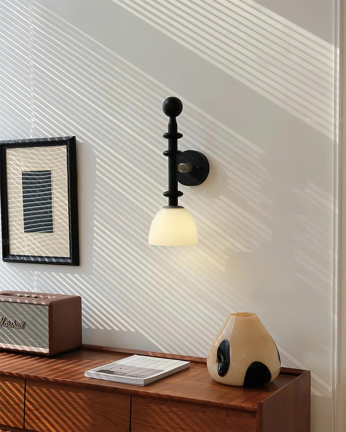 Aldorelia Wall Lamp Wooden Modern