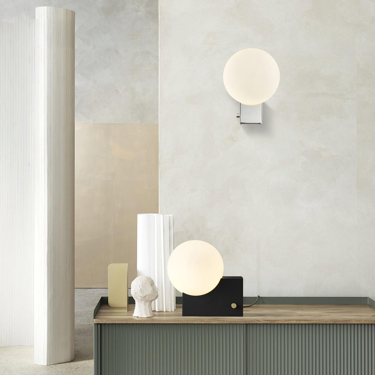 Fusion Table Lamp-Neutral Decor
