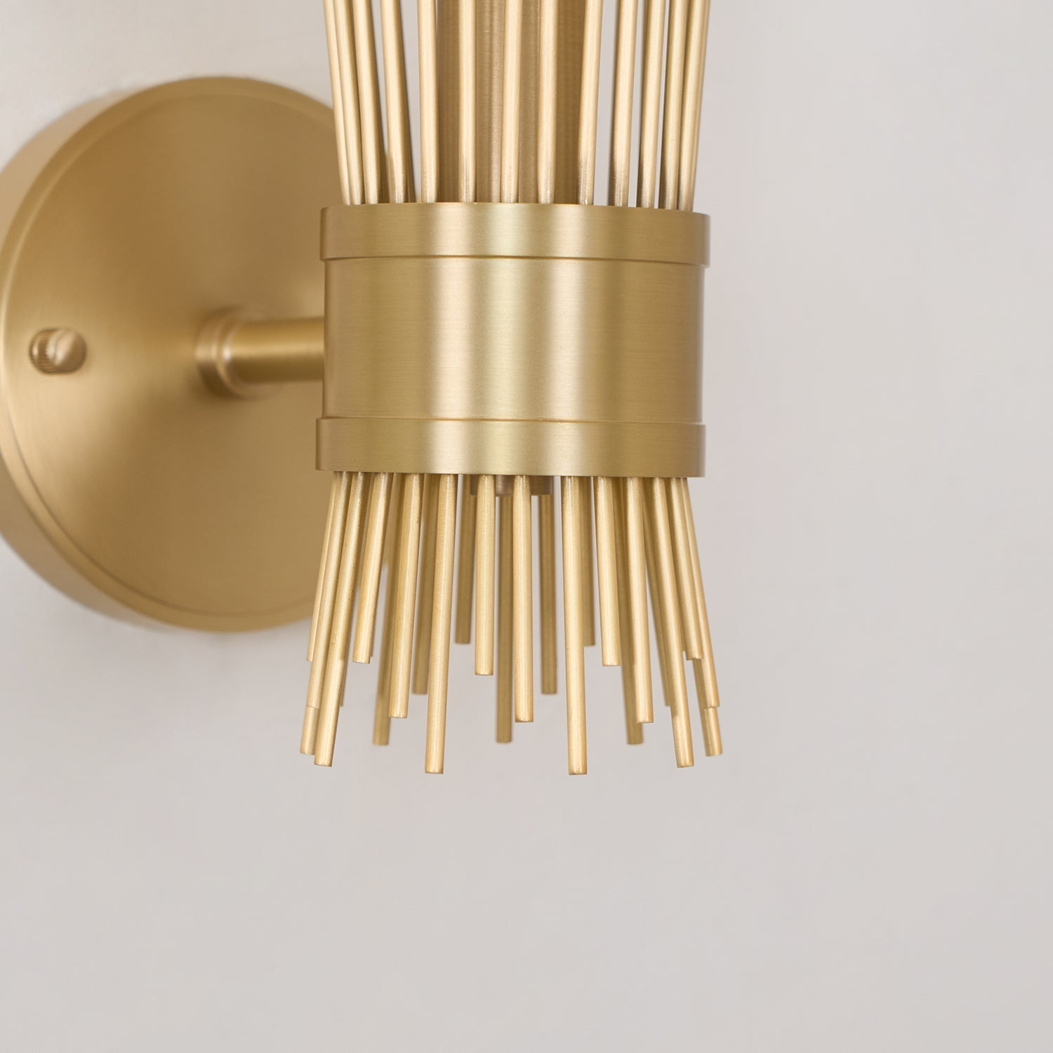 Thresher Postmodern Luxury Candle Brass Wall Light-Neutral Decor