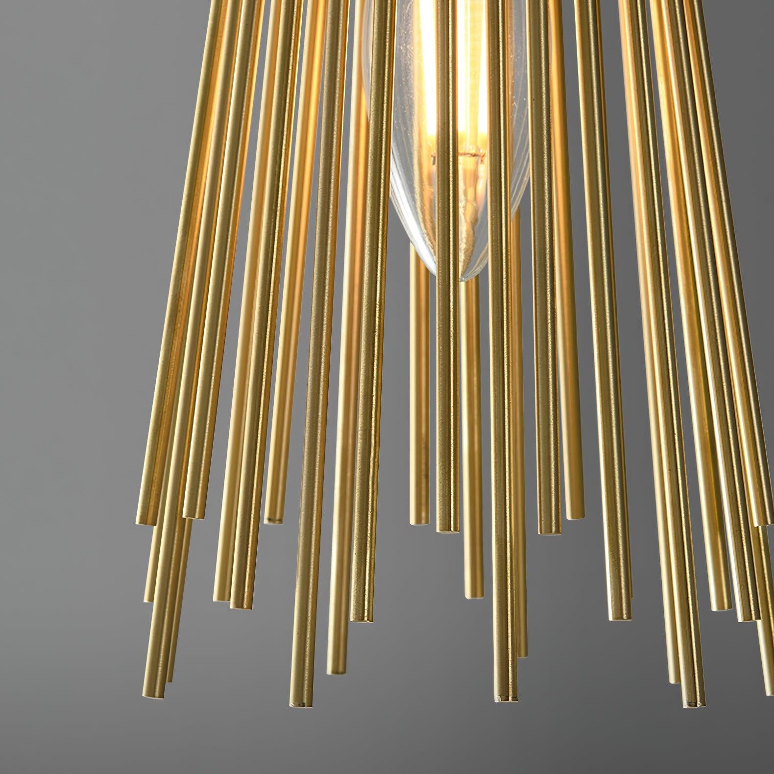Thresher Postmodern Luxury Candle Brass Wall Light-Neutral Decor