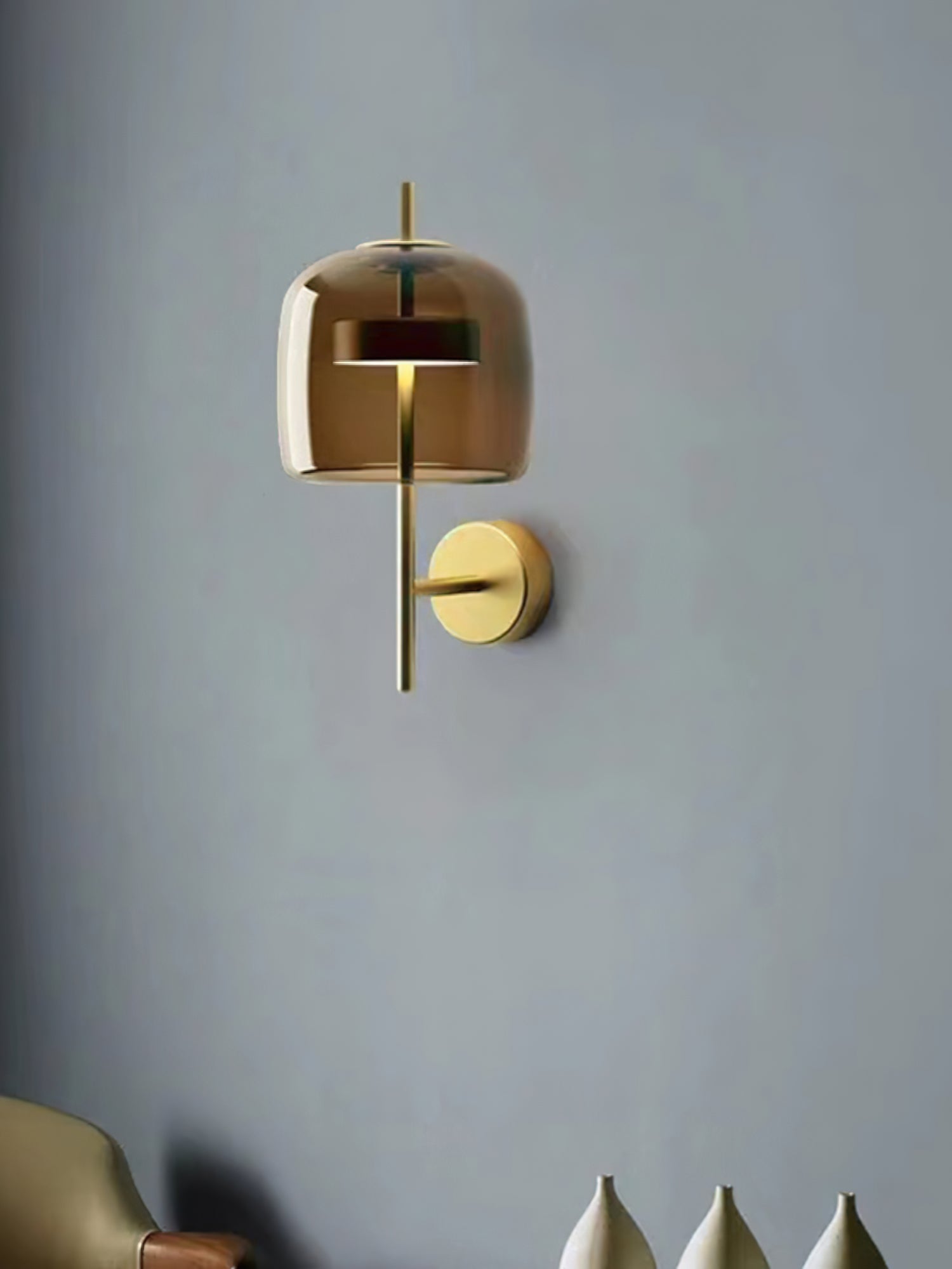 Caless Premium Nordic Art Glass Sconce Wall lamp-Neutral Decor