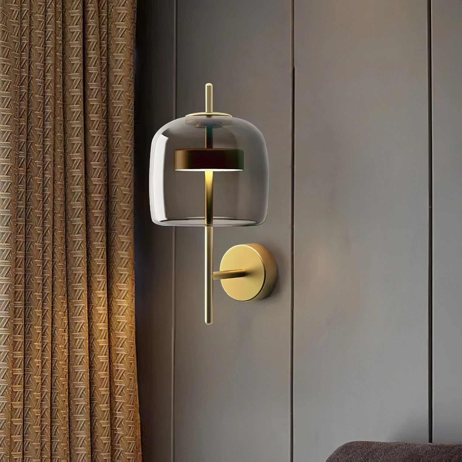 Caless Premium Nordic Art Glass Sconce Wall lamp-Neutral Decor