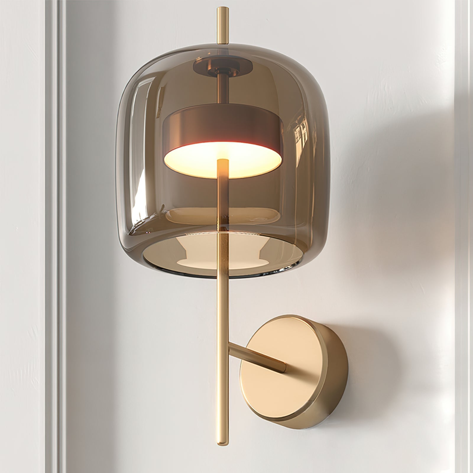 Caless Premium Nordic Art Glass Sconce Wall lamp-Neutral Decor