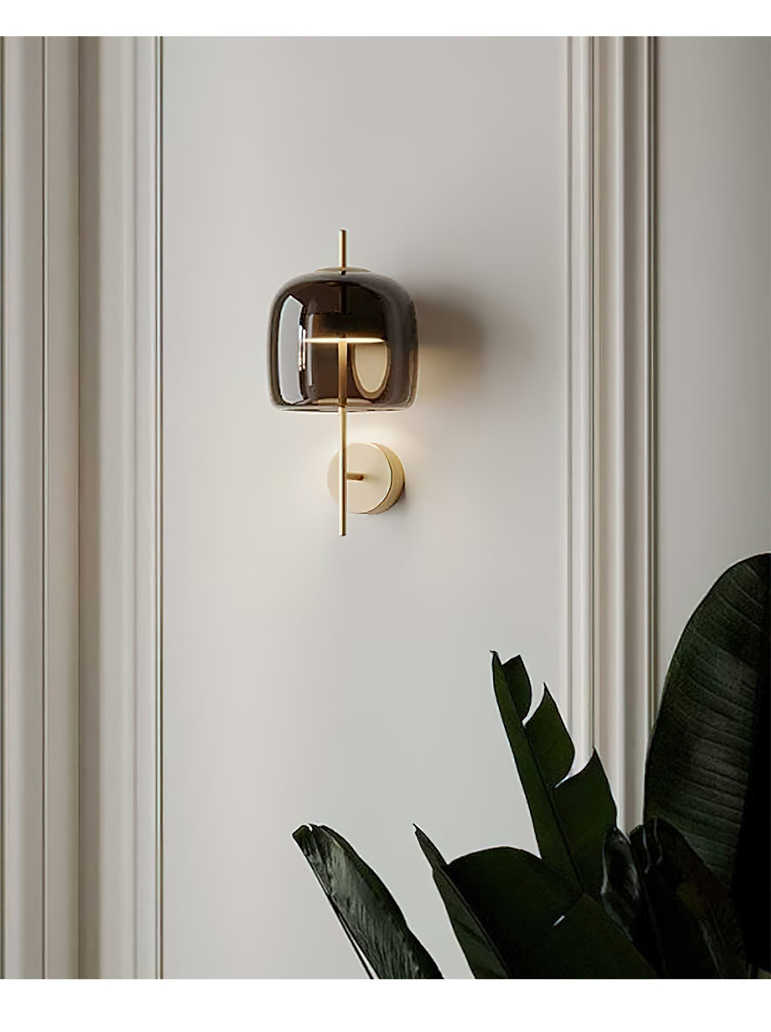Caless Premium Nordic Art Glass Sconce Wall lamp-Neutral Decor