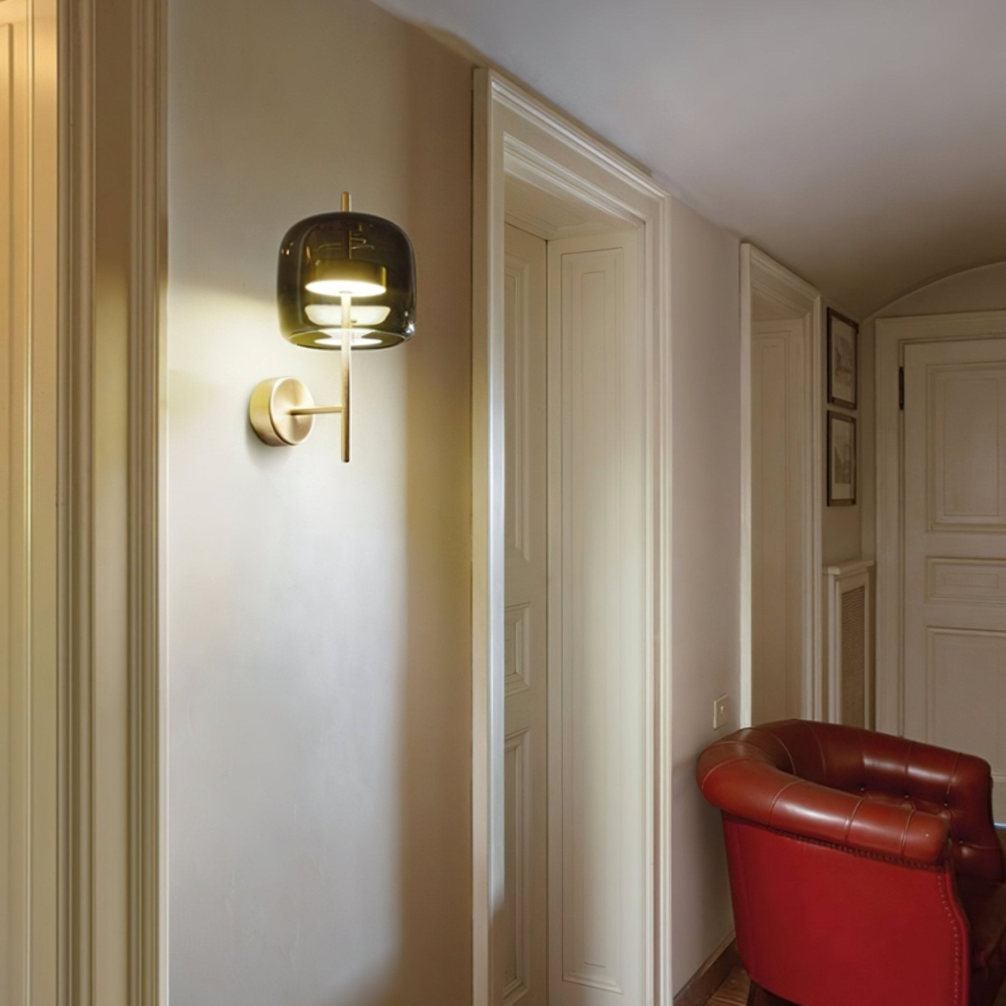 Caless Premium Nordic Art Glass Sconce Wall lamp-Neutral Decor