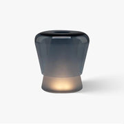 Aurnoril Smoky Glass Table Lamp-Neutral Decor