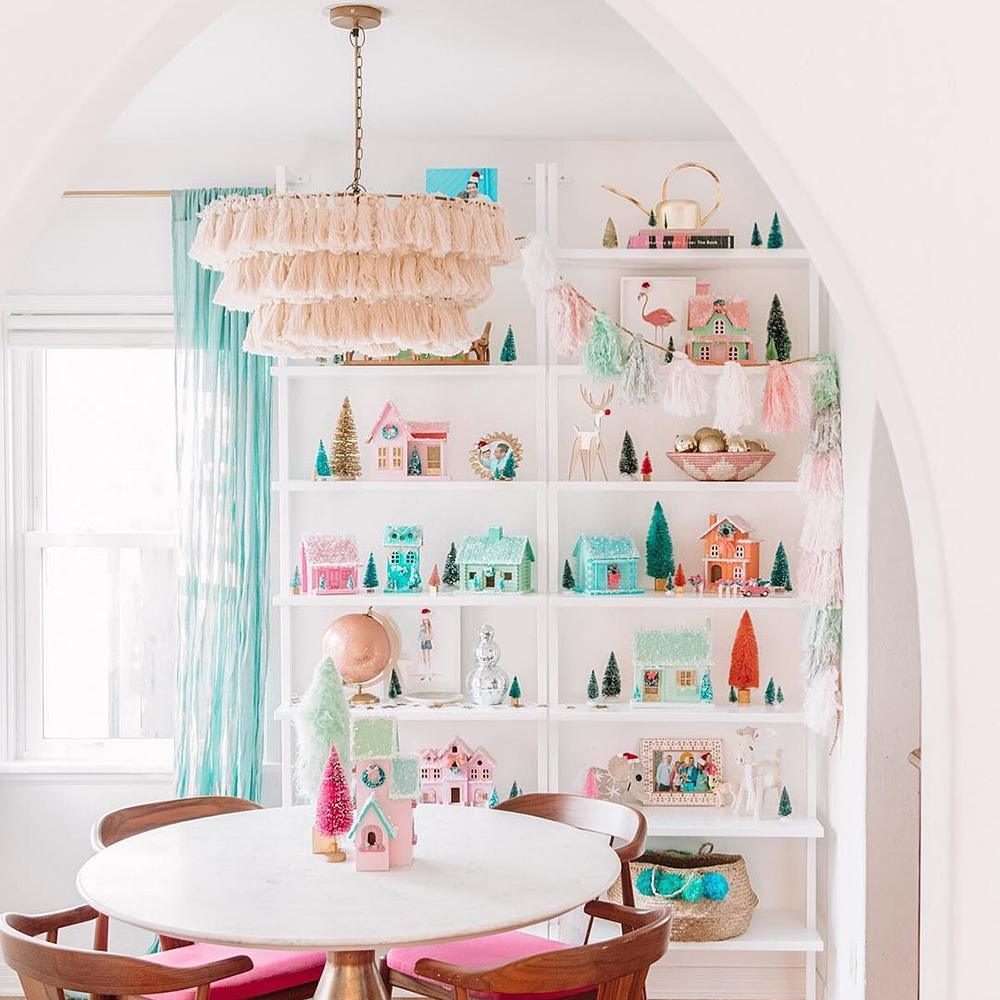 Arixo Chandelier Pink Bohemian Chic-Neutral Decor