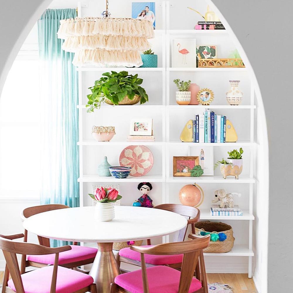 Arixo Chandelier Pink Bohemian Chic-Neutral Decor