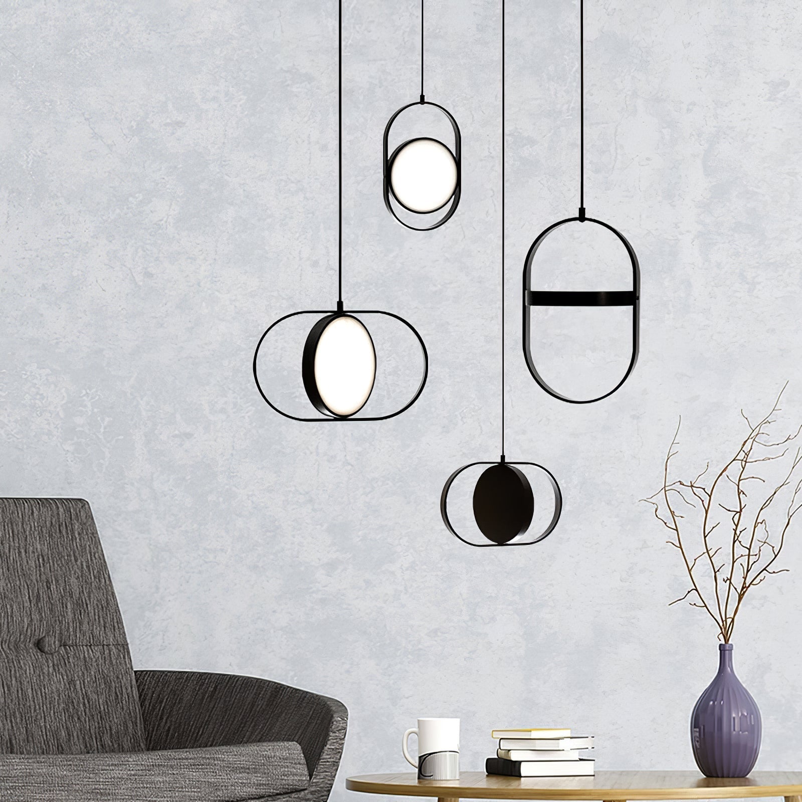 Bren Industrial Classic Pendant Light-Neutral Decor
