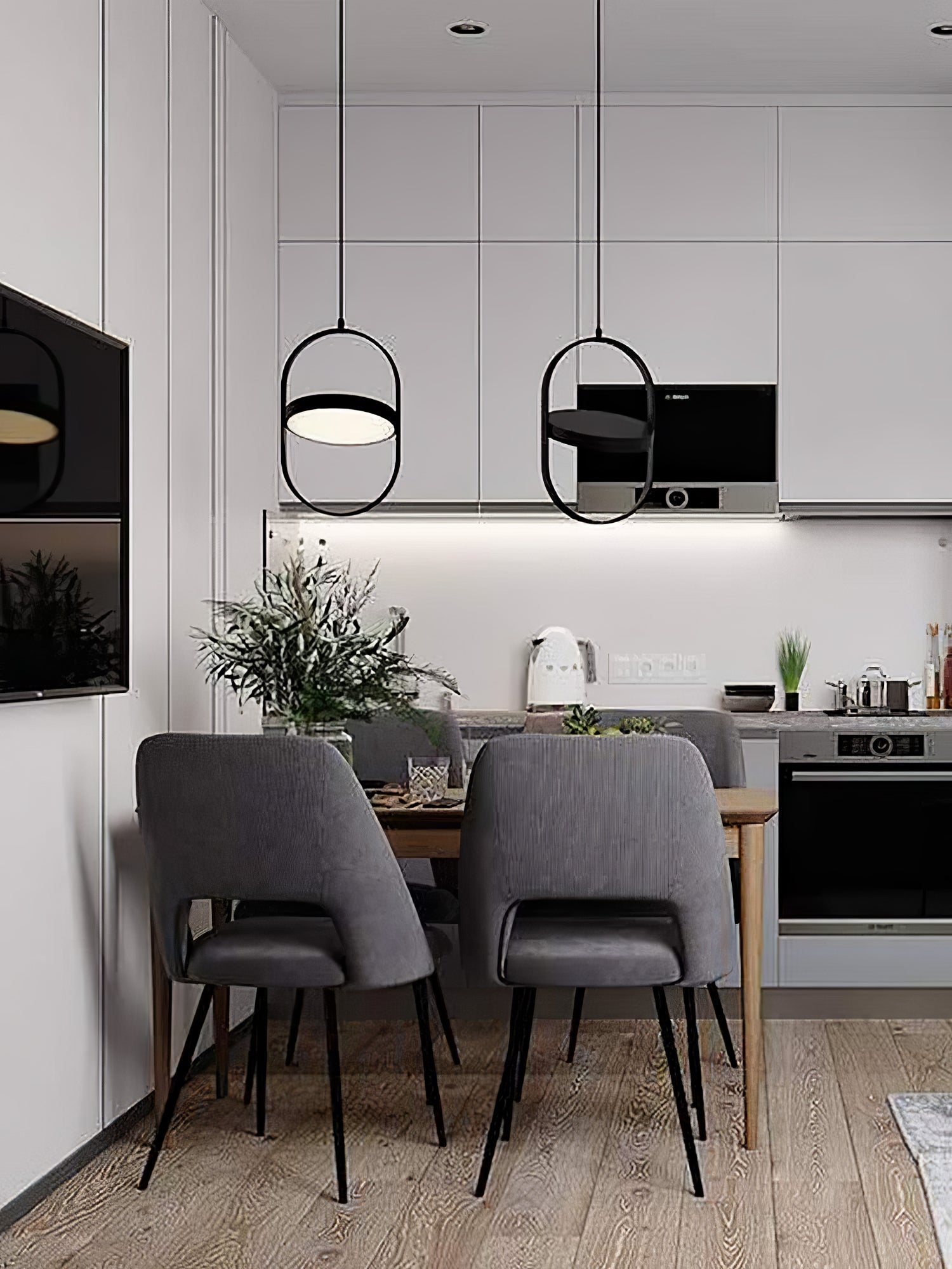 Bren Industrial Classic Pendant Light-Neutral Decor
