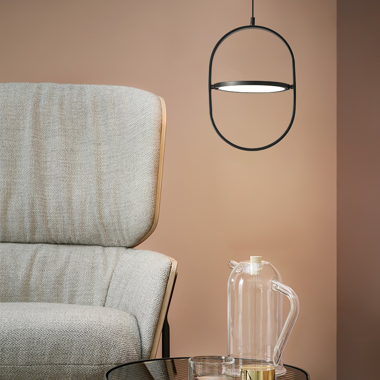 Bren Industrial Classic Pendant Light-Neutral Decor