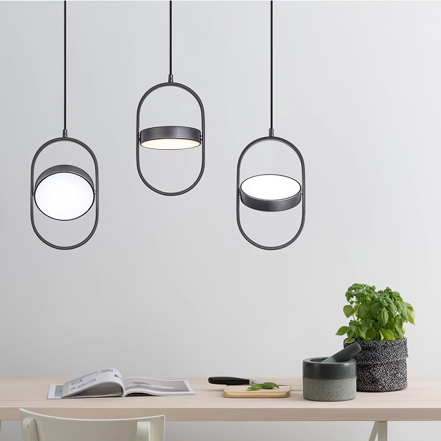 Bren Industrial Classic Pendant Light-Neutral Decor