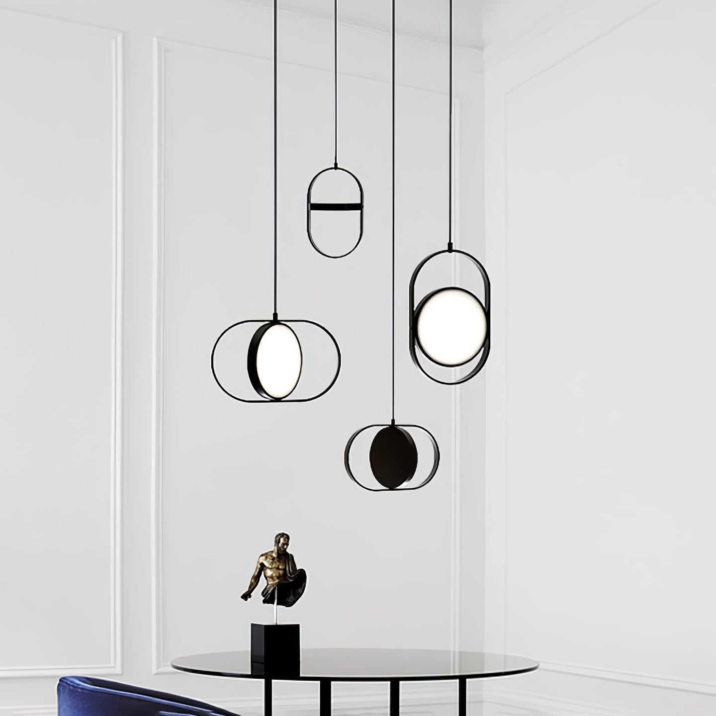 Bren Industrial Classic Pendant Light-Neutral Decor