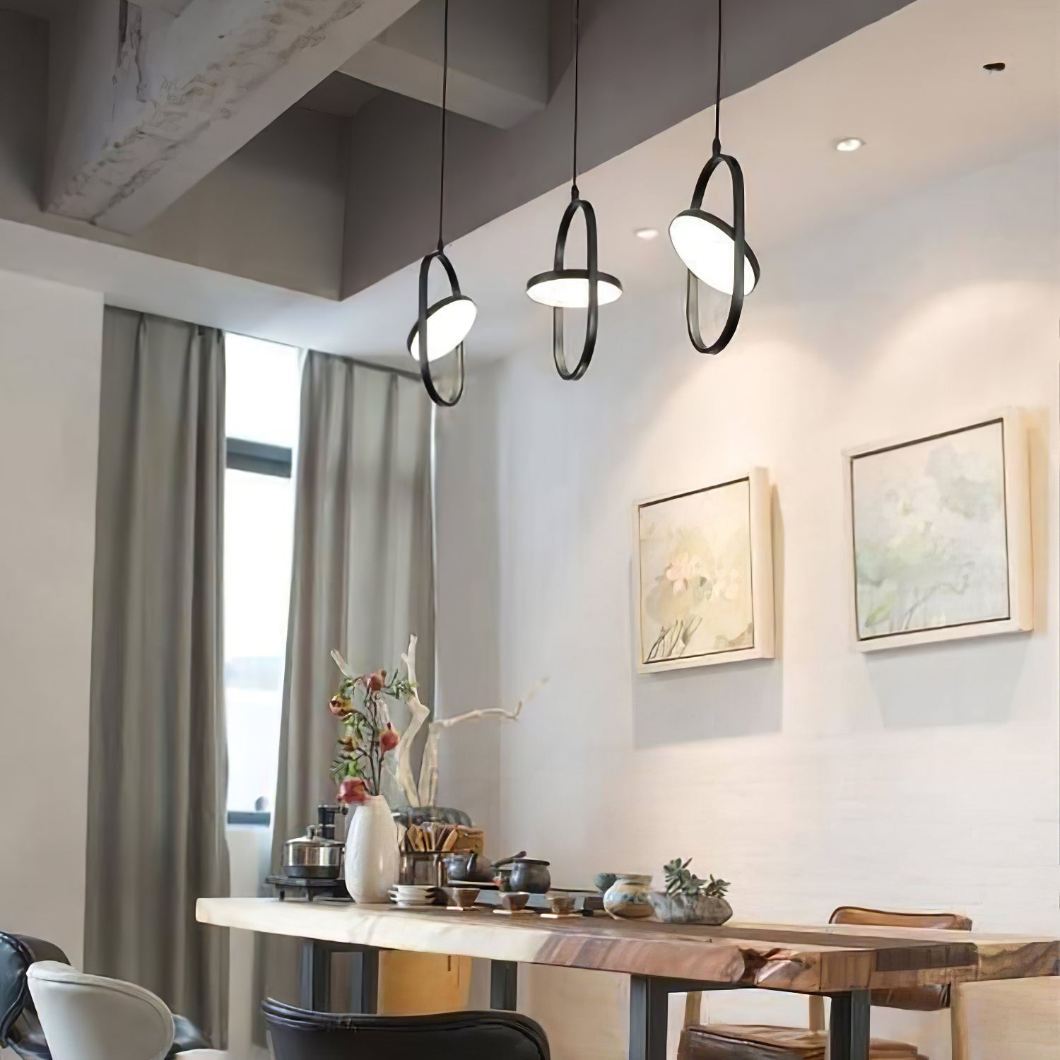 Bren Industrial Classic Pendant Light-Neutral Decor