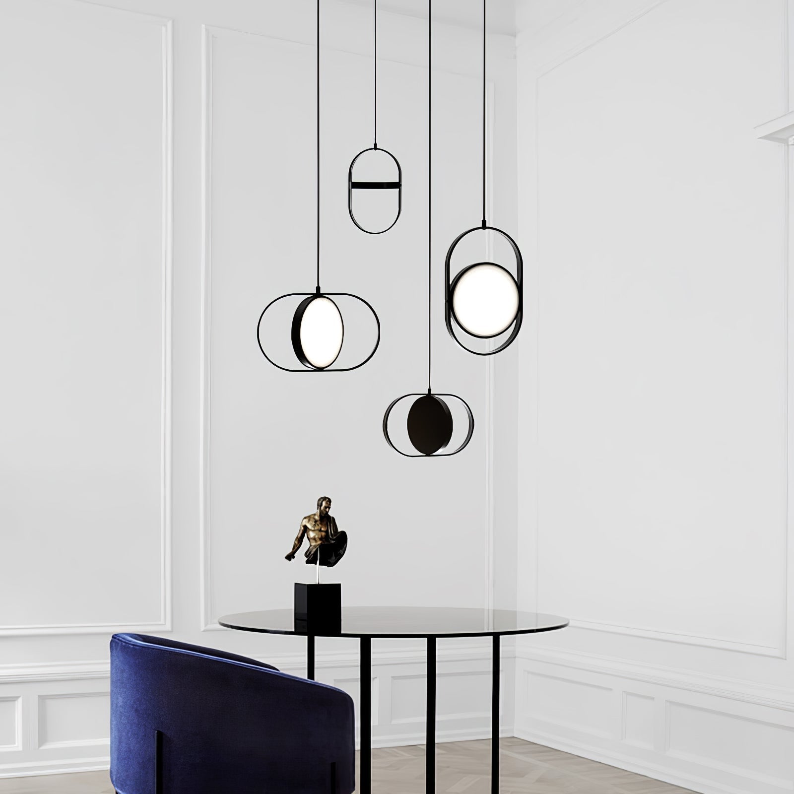 Bren Industrial Classic Pendant Light-Neutral Decor