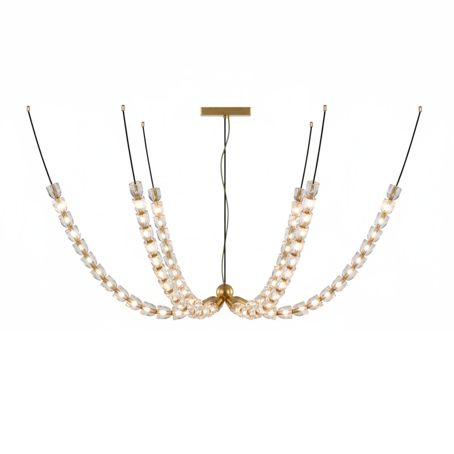 Gabriel Gold Chandelier-Neutral Decor