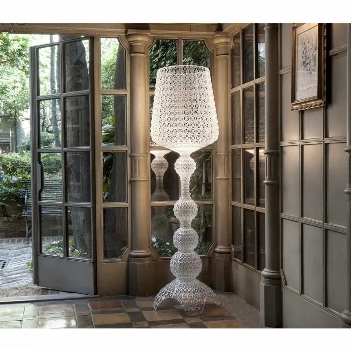 Brook Vintage Floor Lamp-Neutral Decor
